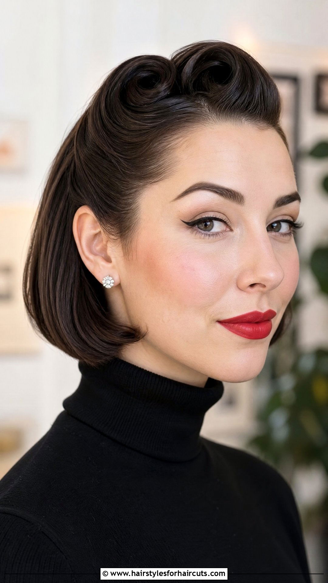 Victory Roll Bob - 25 victory roll hairstyles - 25 victory roll hairstyles