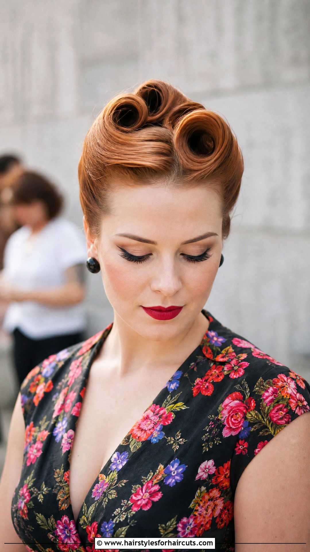 Victory Roll Updo - 25 wedding updo hairstyles for black hair - 25 wedding updo hairstyles for black hair