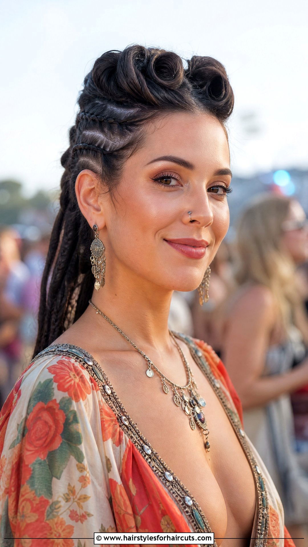 Victory Roll With Braids - 25 victory roll hairstyles - 25 victory roll hairstyles