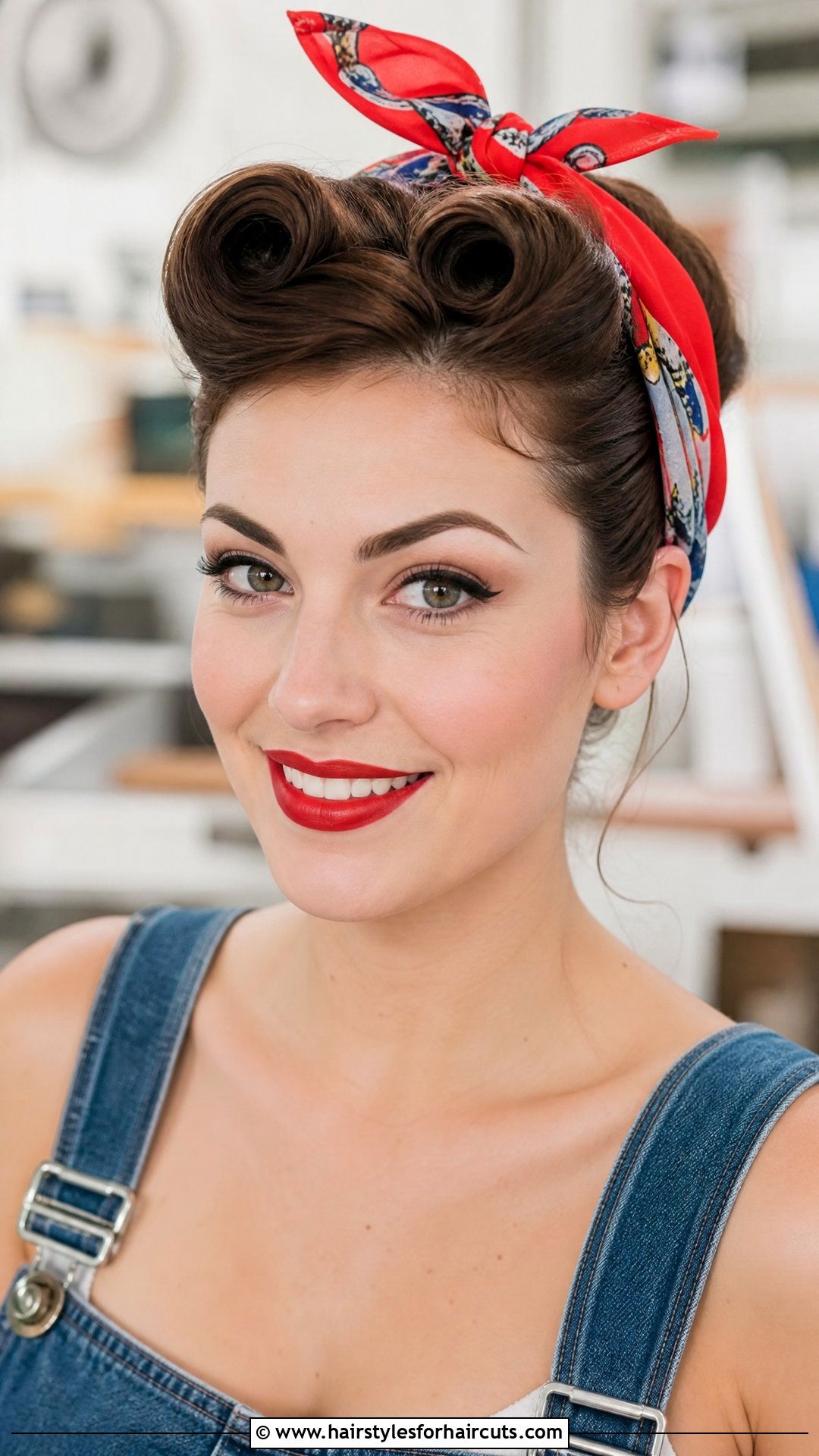 Victory Roll With Scarf - 25 victory roll hairstyles - 25 victory roll hairstyles