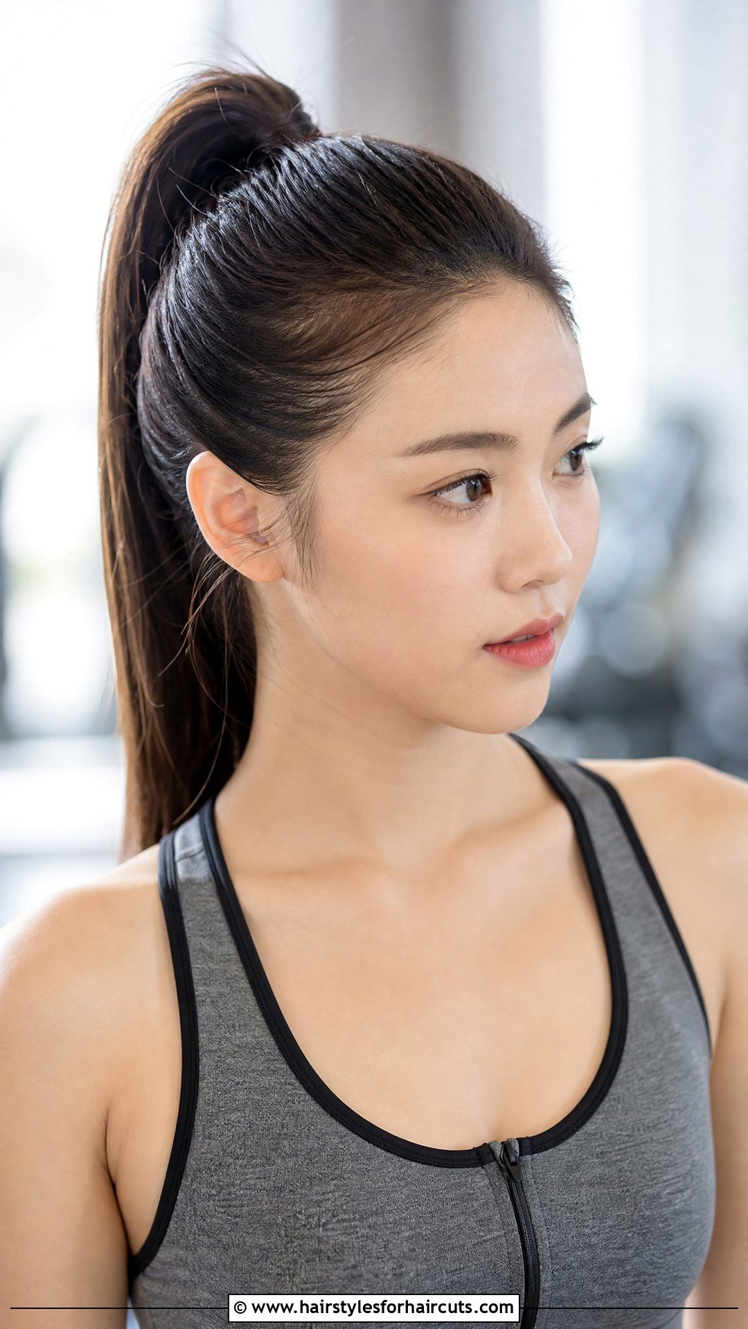 Vietnamese Sleek High Ponytail - 25 vietnamese hairstyles - 25 vietnamese hairstyles