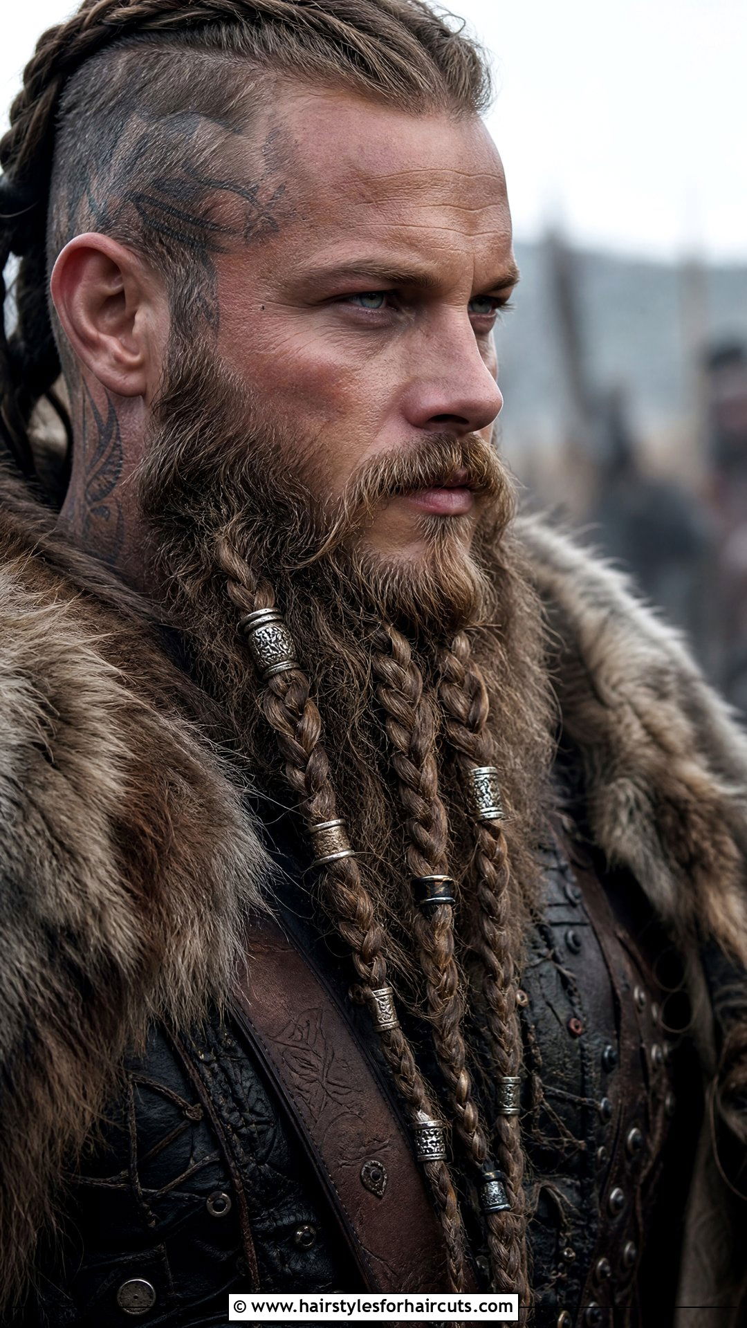 Viking Braid Beard - 25 funny facial hairstyles - 25 funny facial hairstyles