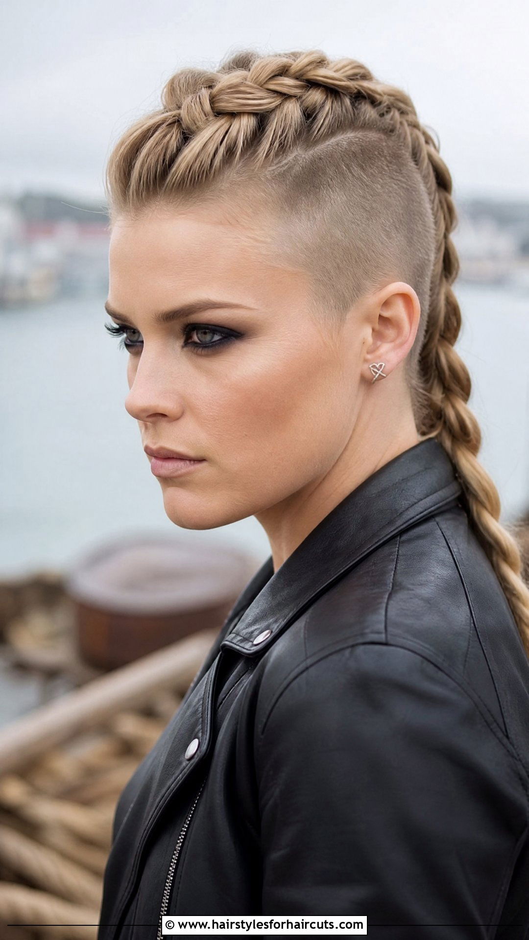 Viking Braided Mohawk - 25 womens viking hairstyles - 25 womens viking hairstyles