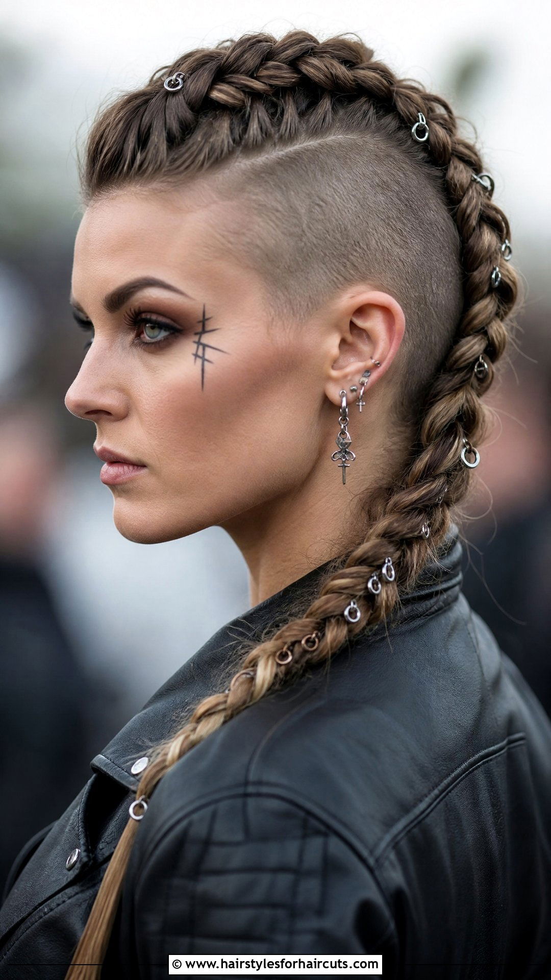 Viking Braided Mohawk - 25 viking hairstyles for women - 25 viking hairstyles for women