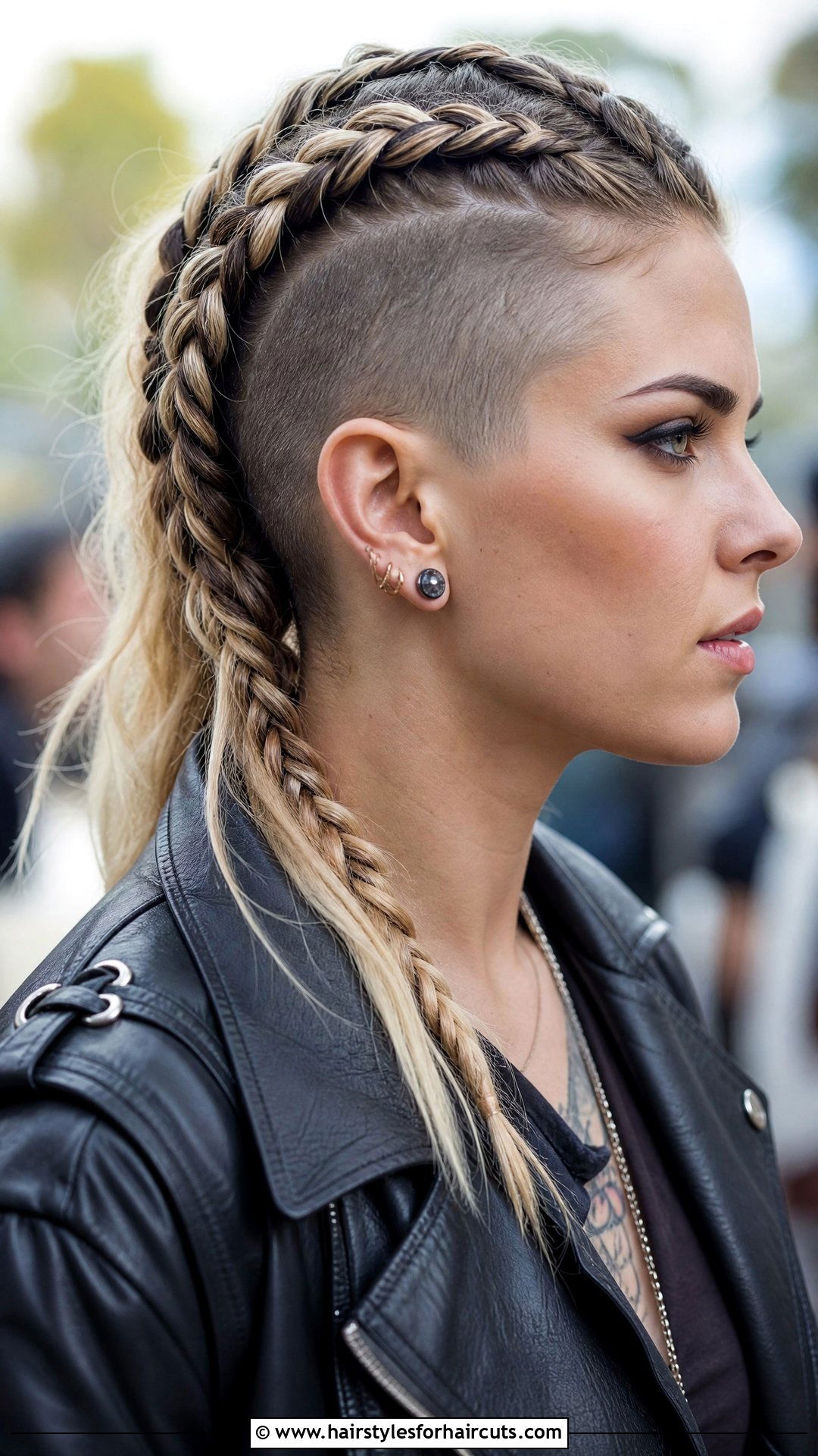 Viking Braids Undercut - 25 tress hairstyles - 25 tress hairstyles