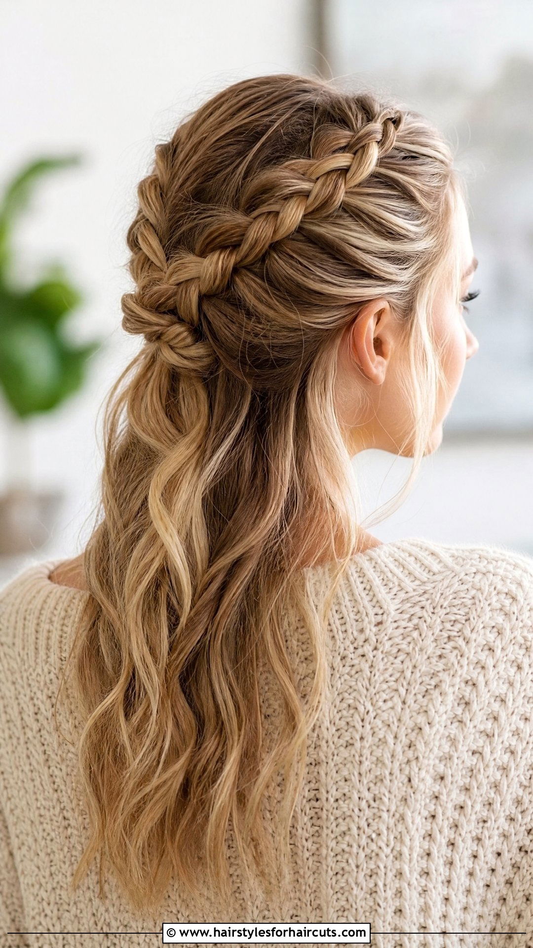 Viking Half Up Double Braid - 25 womens viking hairstyles - 25 womens viking hairstyles
