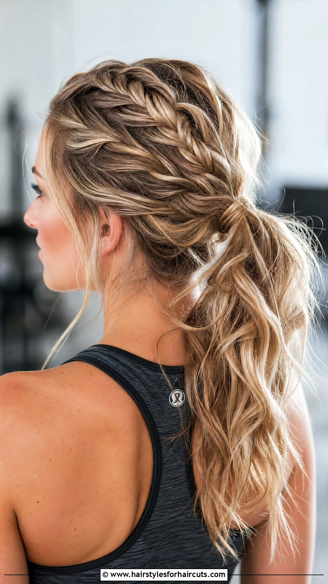 Viking Messy Braided Ponytail - 25 womens viking hairstyles - 25 womens viking hairstyles