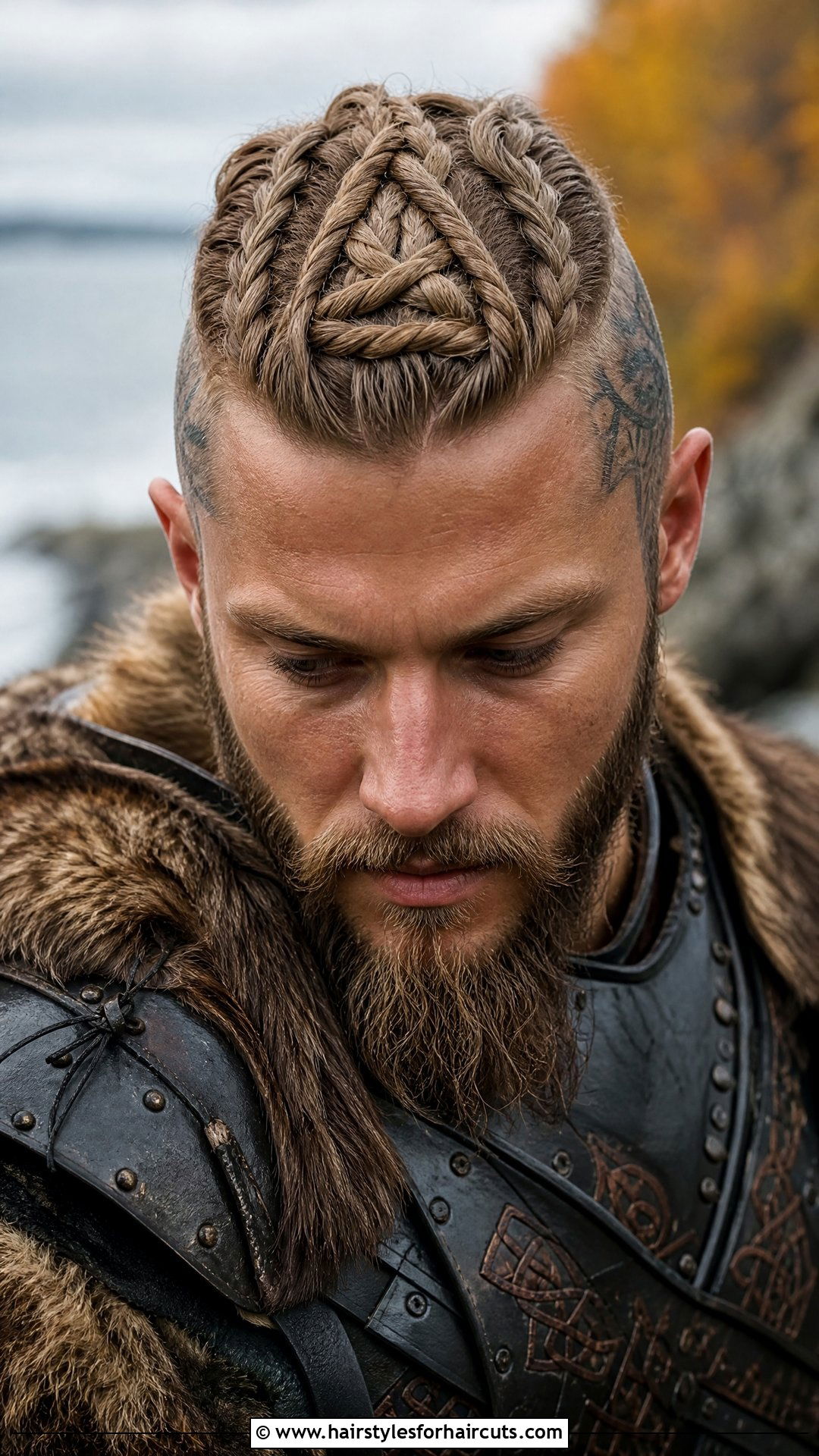 Viking Valknut Braid - 25 rarest hairstyles - 25 rarest hairstyles