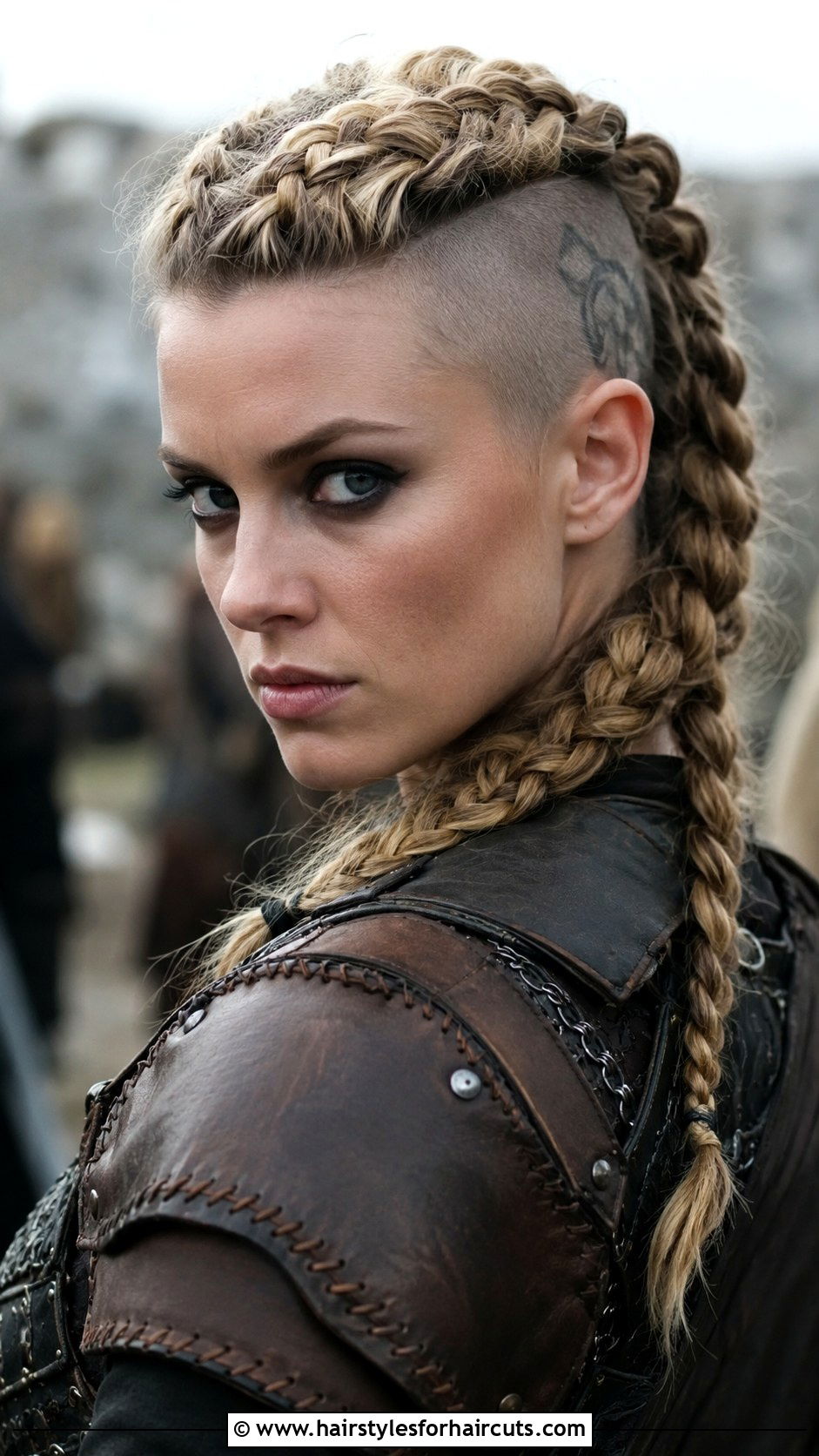 Viking Warrior Braid - 25 fantasy hairstyles - 25 fantasy hairstyles