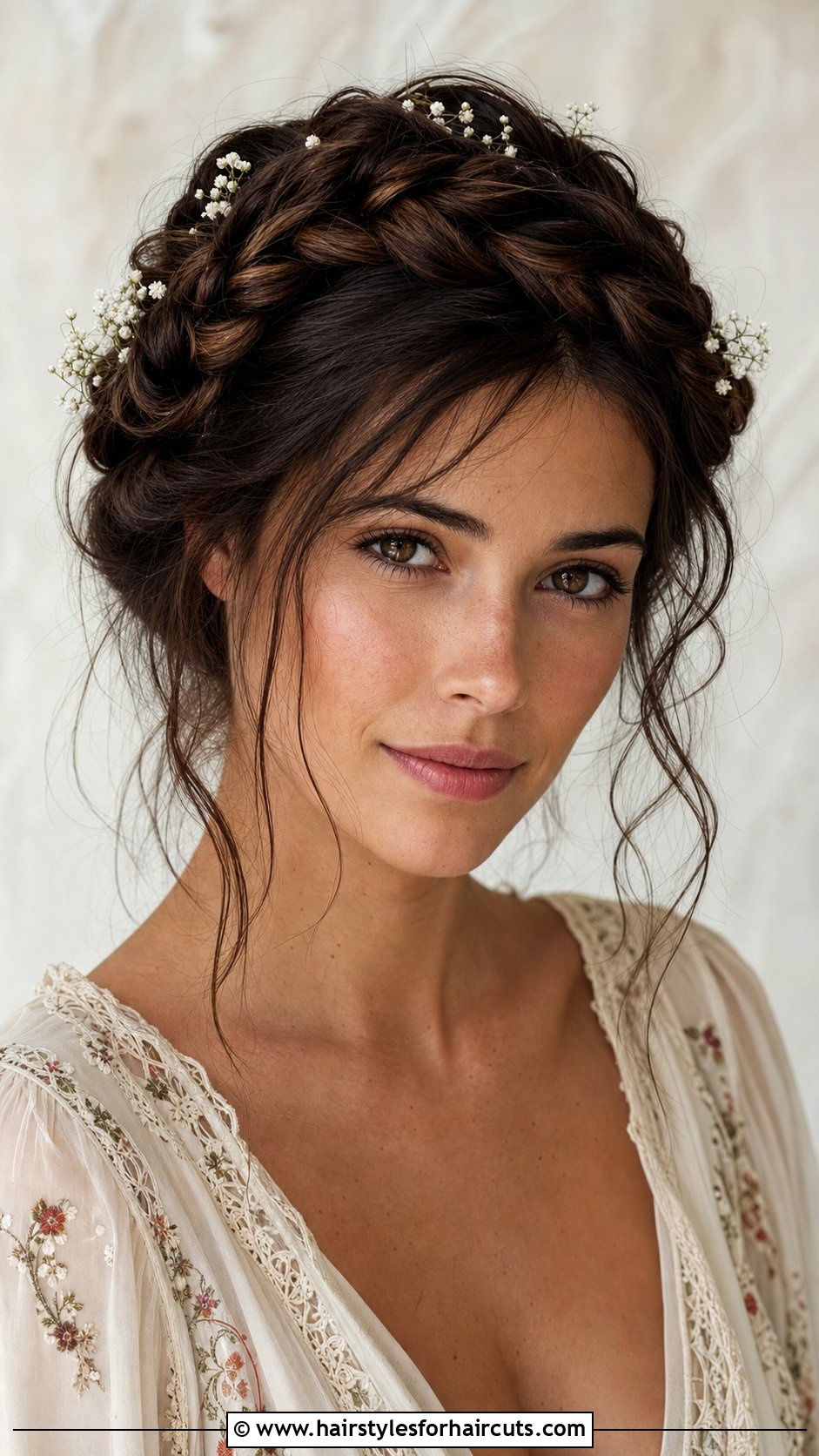 Vintage Braided Crown Hairstyle - 25 wedding long hair vintage hairstyles - 25 wedding long hair vintage hairstyles