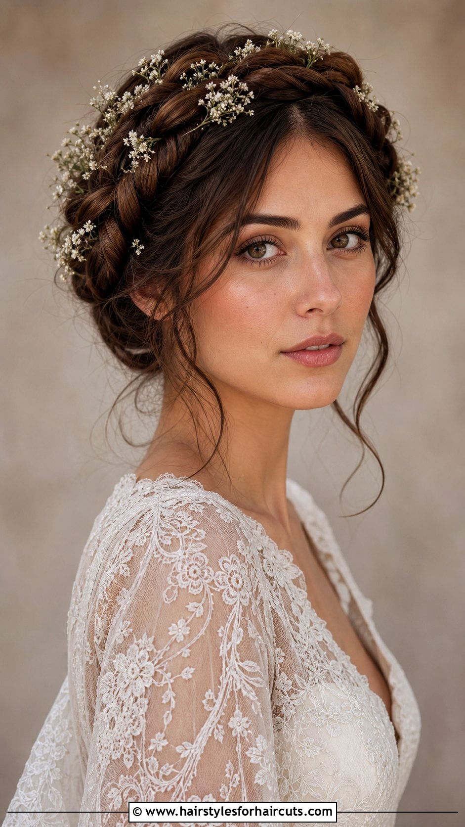 Vintage Braided Crown - 25 vintage wedding hairstyles for long hair - 25 vintage wedding hairstyles for long hair