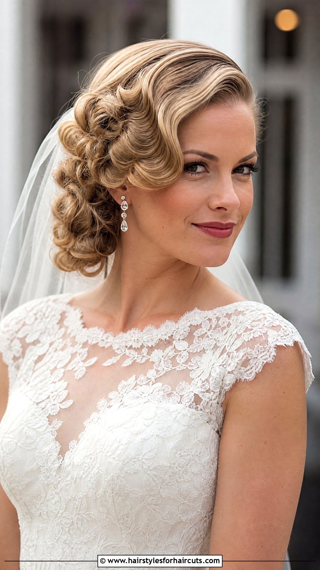Vintage Curly Wedding Hair - 25 wedding hairstyles for curly hair - 25 wedding hairstyles for curly hair