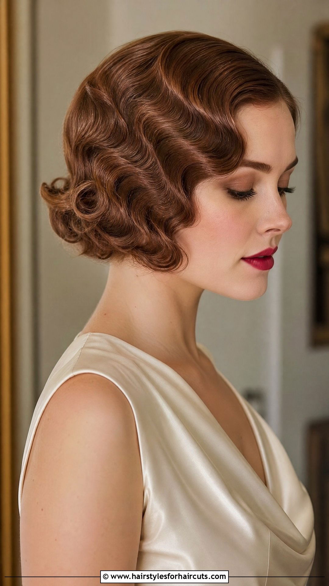 Vintage Finger Wave Bob - 25 witch hairstyles for short hair - 25 witch hairstyles for short hair