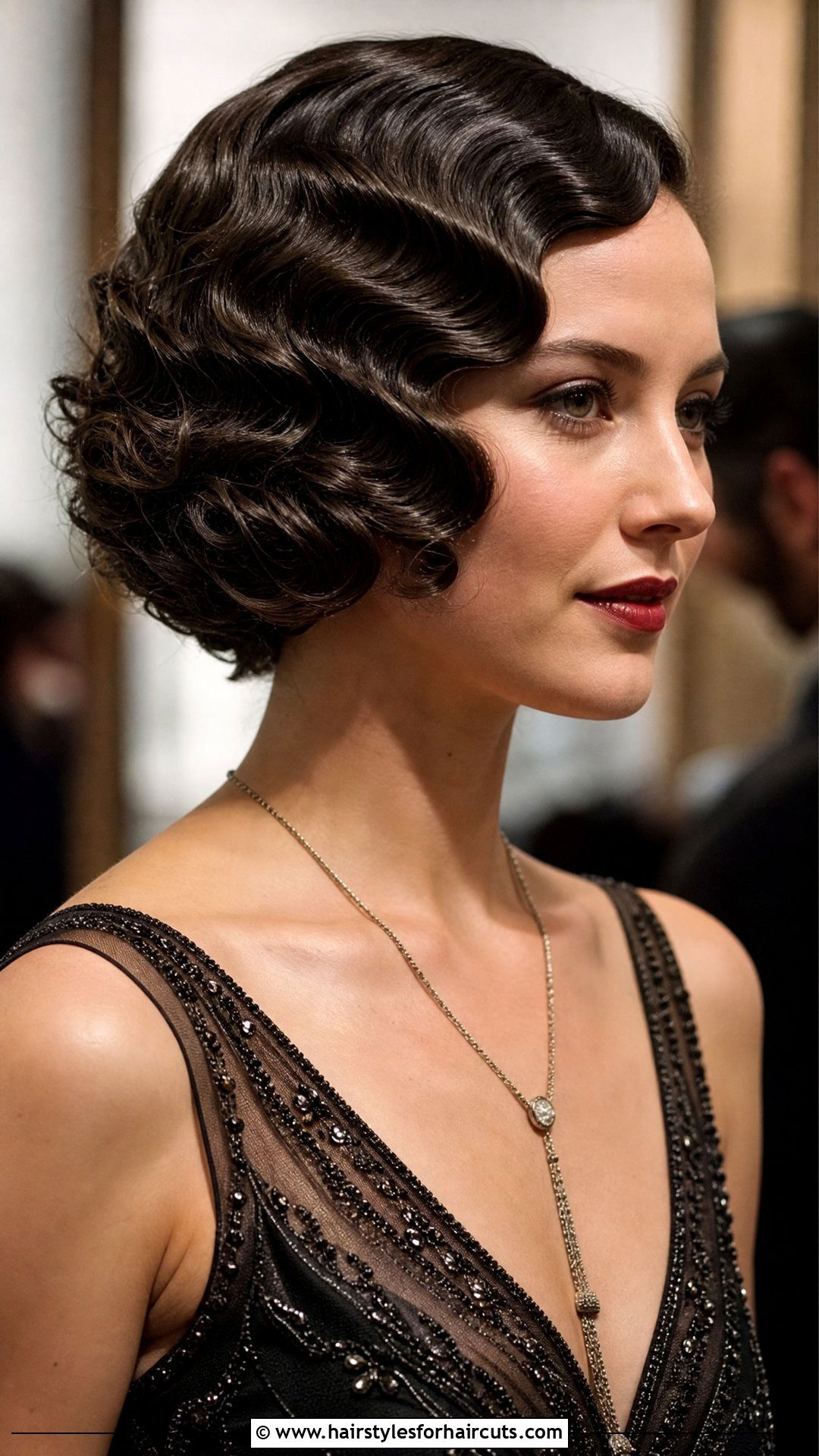 Vintage Finger Wave Short Hair - 25 wedding party hairstyles for short hair - 25 wedding party hairstyles for short hair