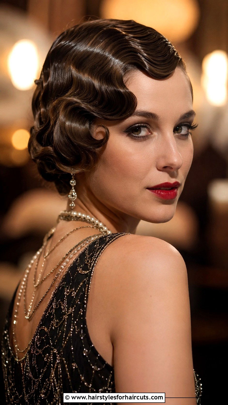 Vintage Finger Wave Updo Short Hair - 25 cute updo hairstyles for short hair - 25 cute updo hairstyles for short hair