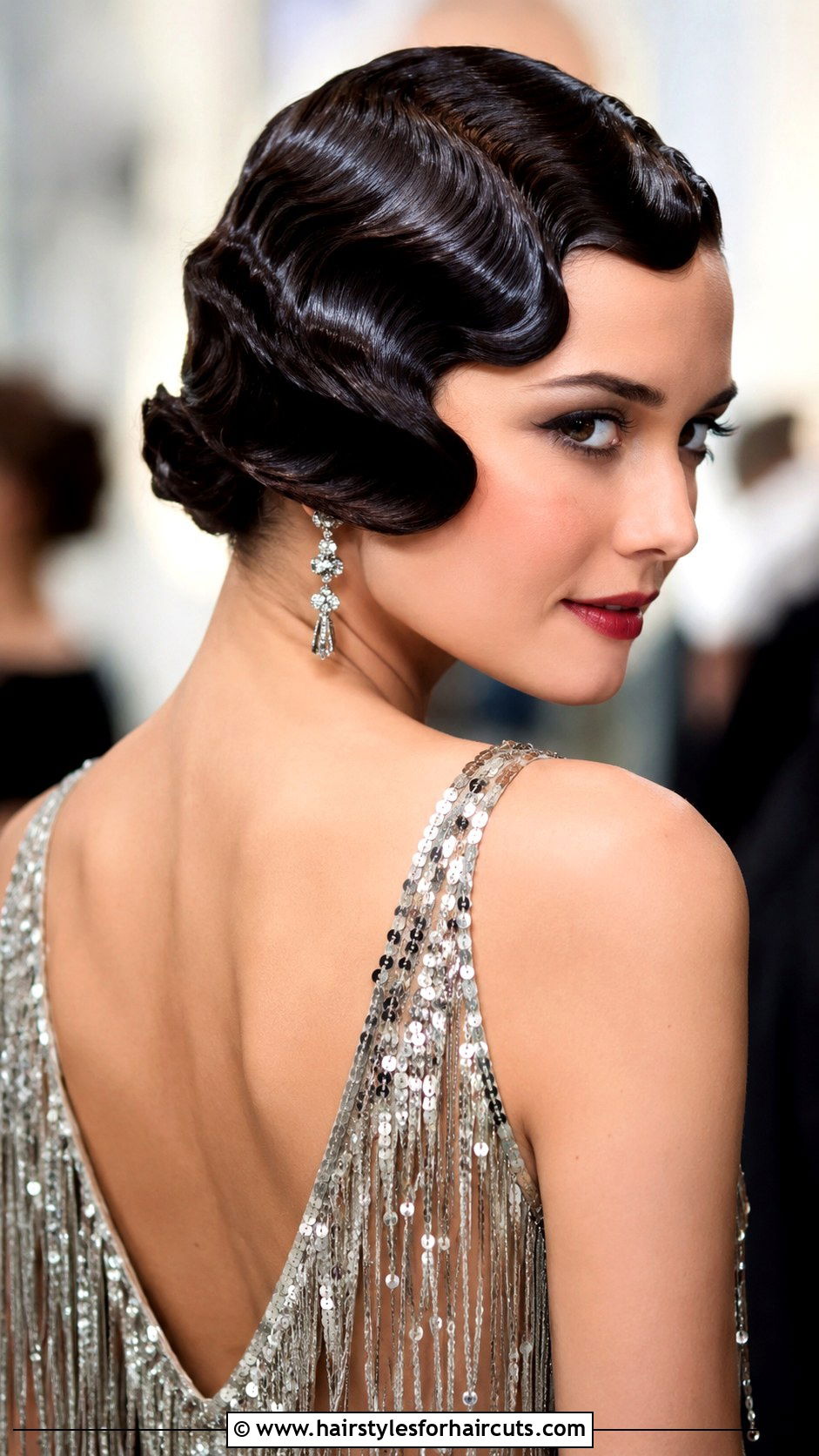 Vintage Finger Waves - 25 dance hairstyles for short hair - 25 dance hairstyles for short hair