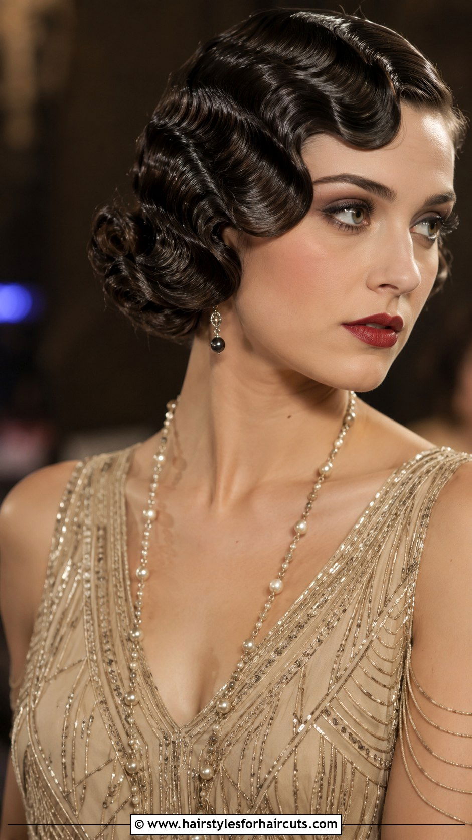 Vintage Finger Waves - 25 date night hairstyles - 25 date night hairstyles