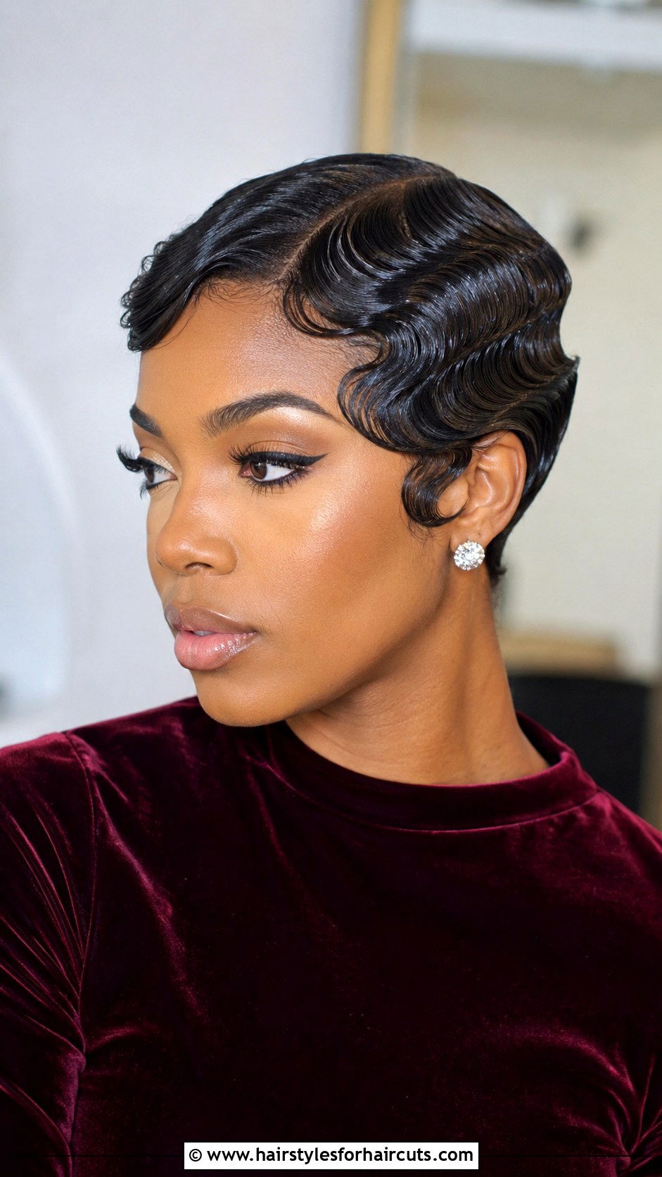 Vintage Finger Waves - 25 fall hairstyles - 25 fall hairstyles