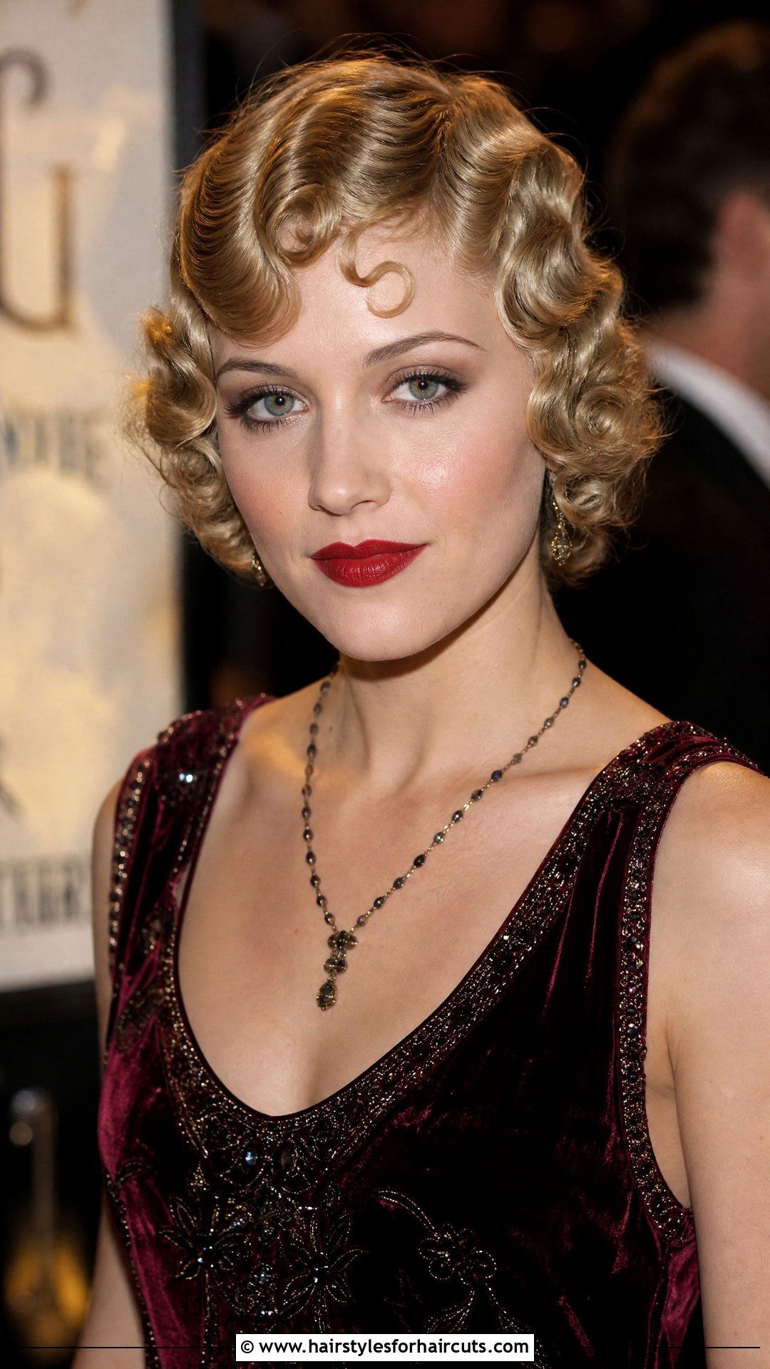 Vintage Finger Waves - 25 formal haircuts - 25 formal haircuts