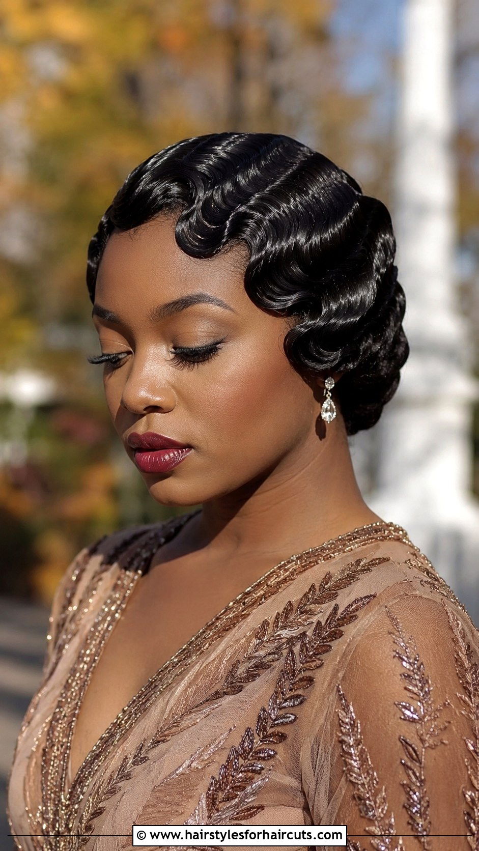 Vintage Finger Waves - 25 black women short haircuts styles - 25 black women short haircuts styles