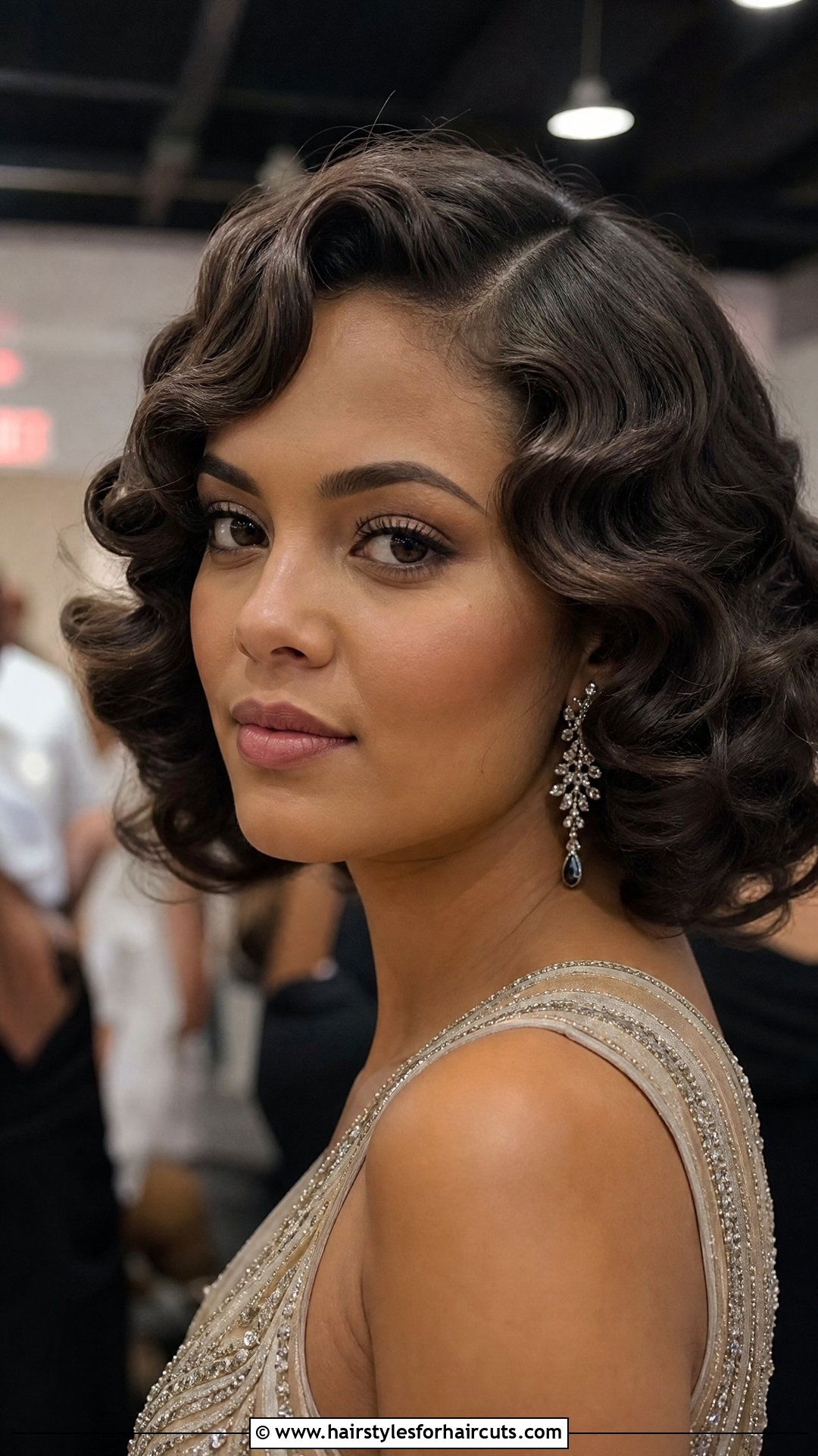 Vintage Finger Waves For Curly Hair - 25 wedding hairstyles for shoulder length curly hair - 25 wedding hairstyles for shoulder length curly hair