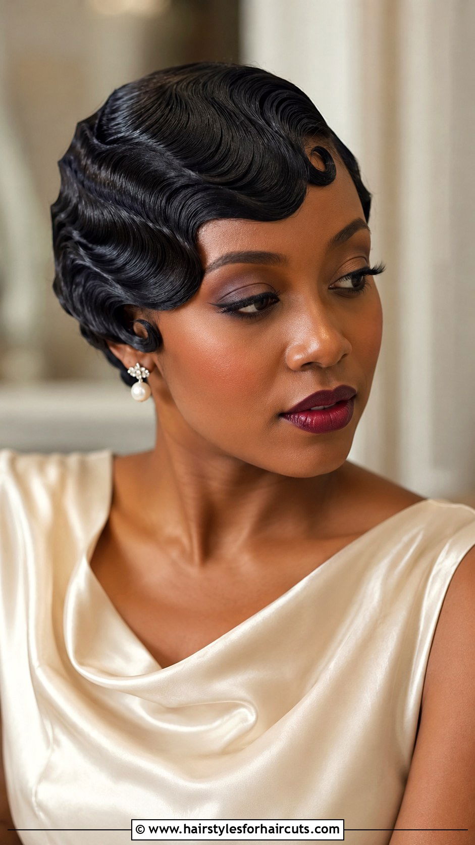 Vintage Finger Waves For Fall - 25 hairstyles for thanksgiving - 25 hairstyles for thanksgiving