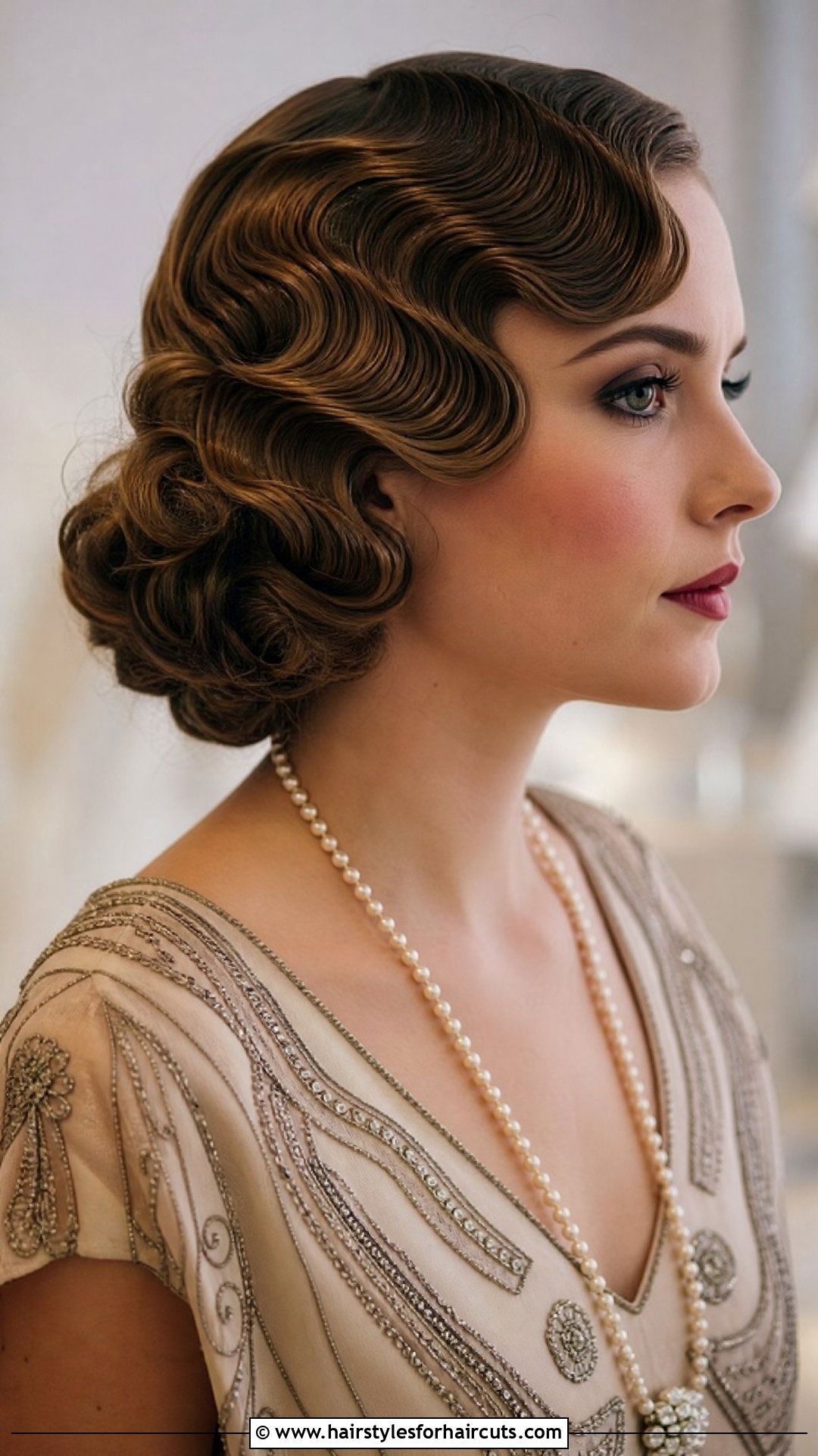 Vintage Finger Waves Long Hair - 25 wedding party hairstyles for long hair - 25 wedding party hairstyles for long hair