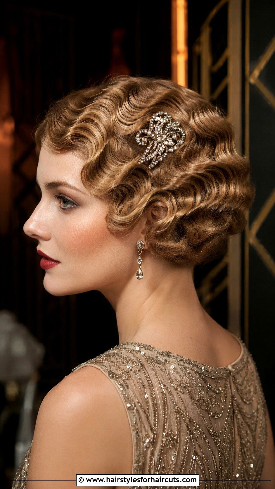 Vintage Finger Waves Short Hair - 25 wedding hairstyles for short length hair - 25 wedding hairstyles for short length hair
