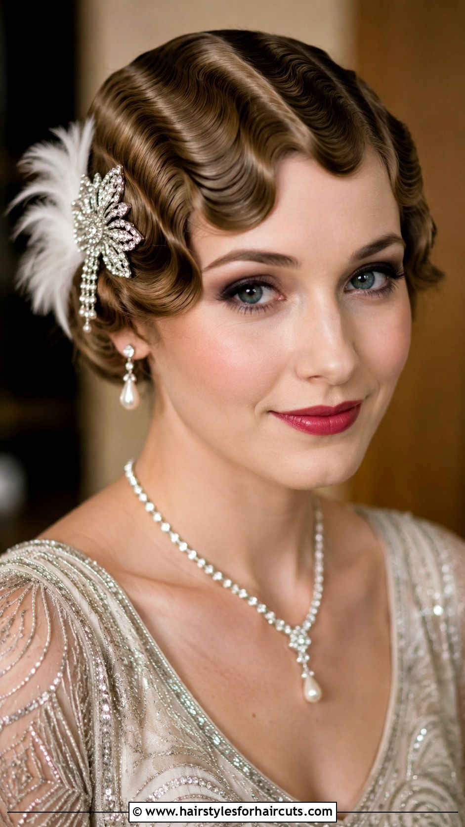Vintage Finger Waves Wedding - 25 cute hairstyles for weddings - 25 cute hairstyles for weddings