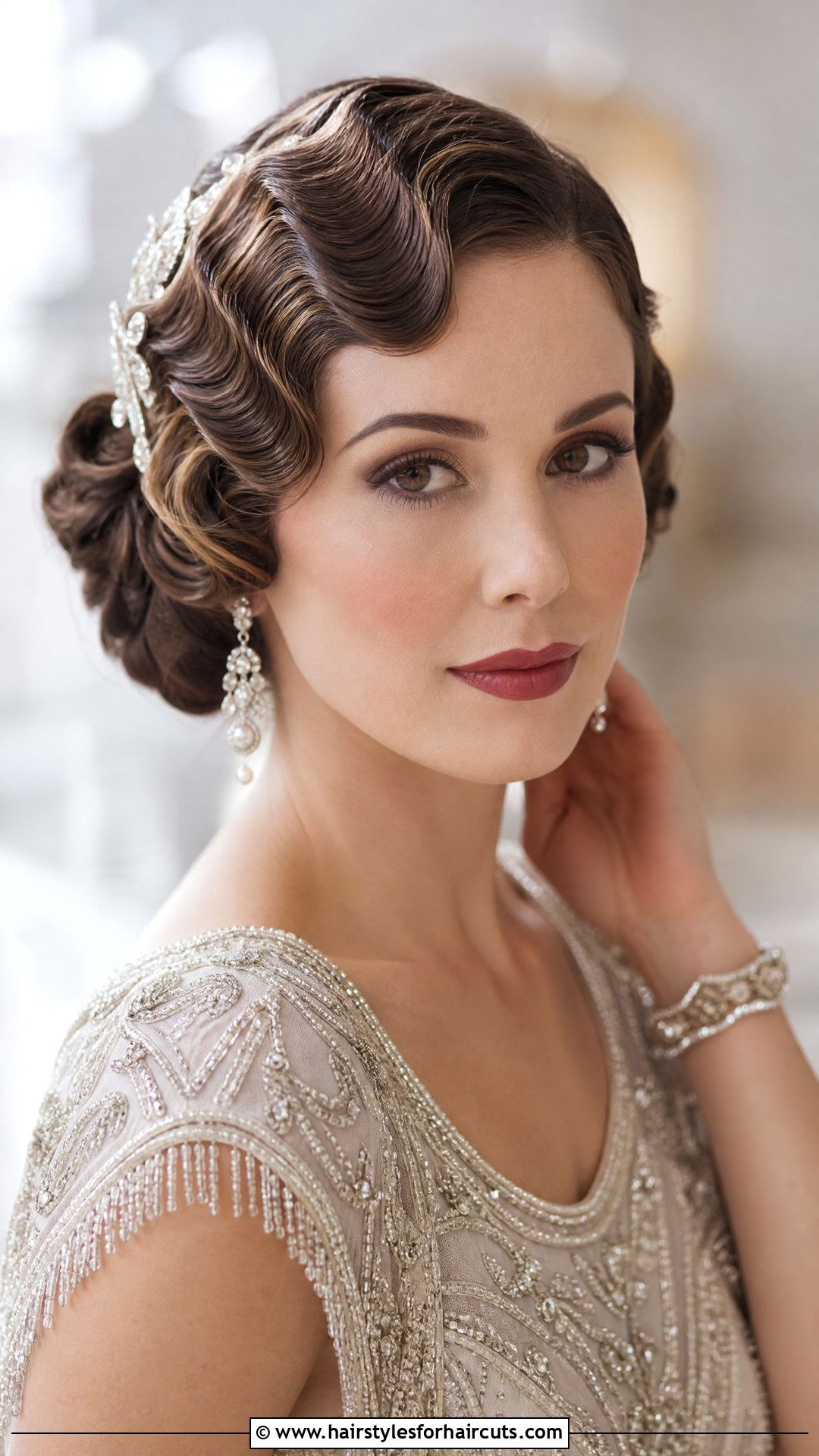 Vintage Finger Waves Wedding - 25 wedding hairstyles for medium hair - 25 wedding hairstyles for medium hair