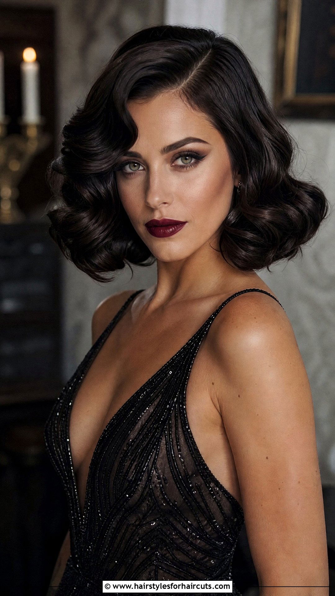 Vintage Glamour Witch Bob - 25 witch hairstyles for short hair - 25 witch hairstyles for short hair
