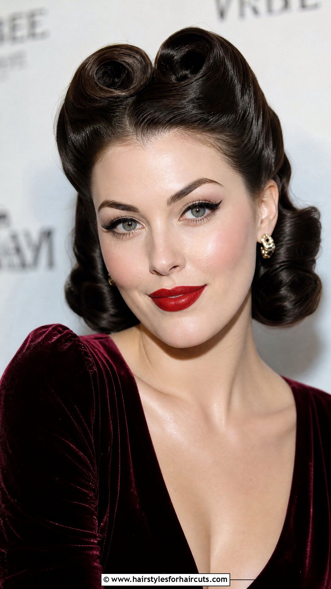 Vintage Hollywood Victory Roll - 25 victory roll hairstyles - 25 victory roll hairstyles