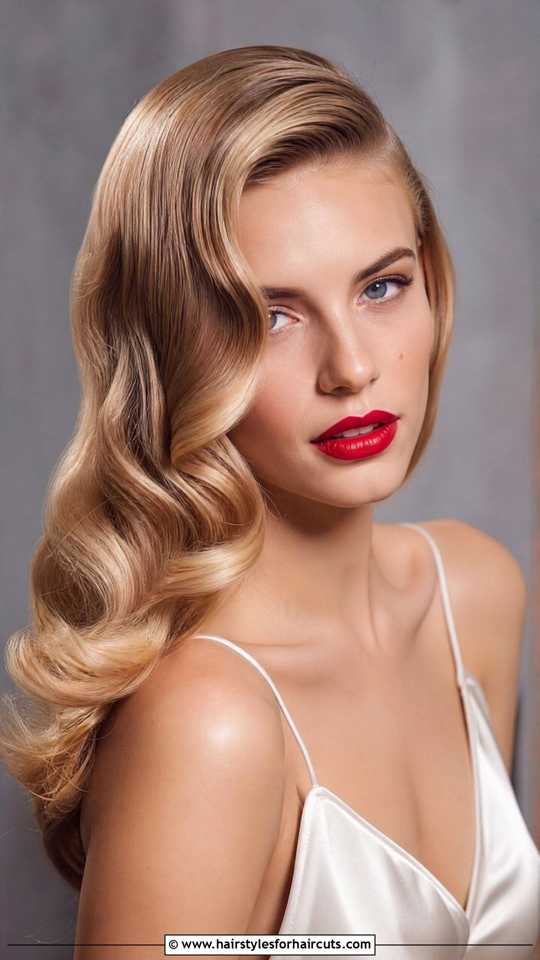 Vintage Hollywood Waves - 25 wedding hairstyles for wavy hair - 25 wedding hairstyles for wavy hair