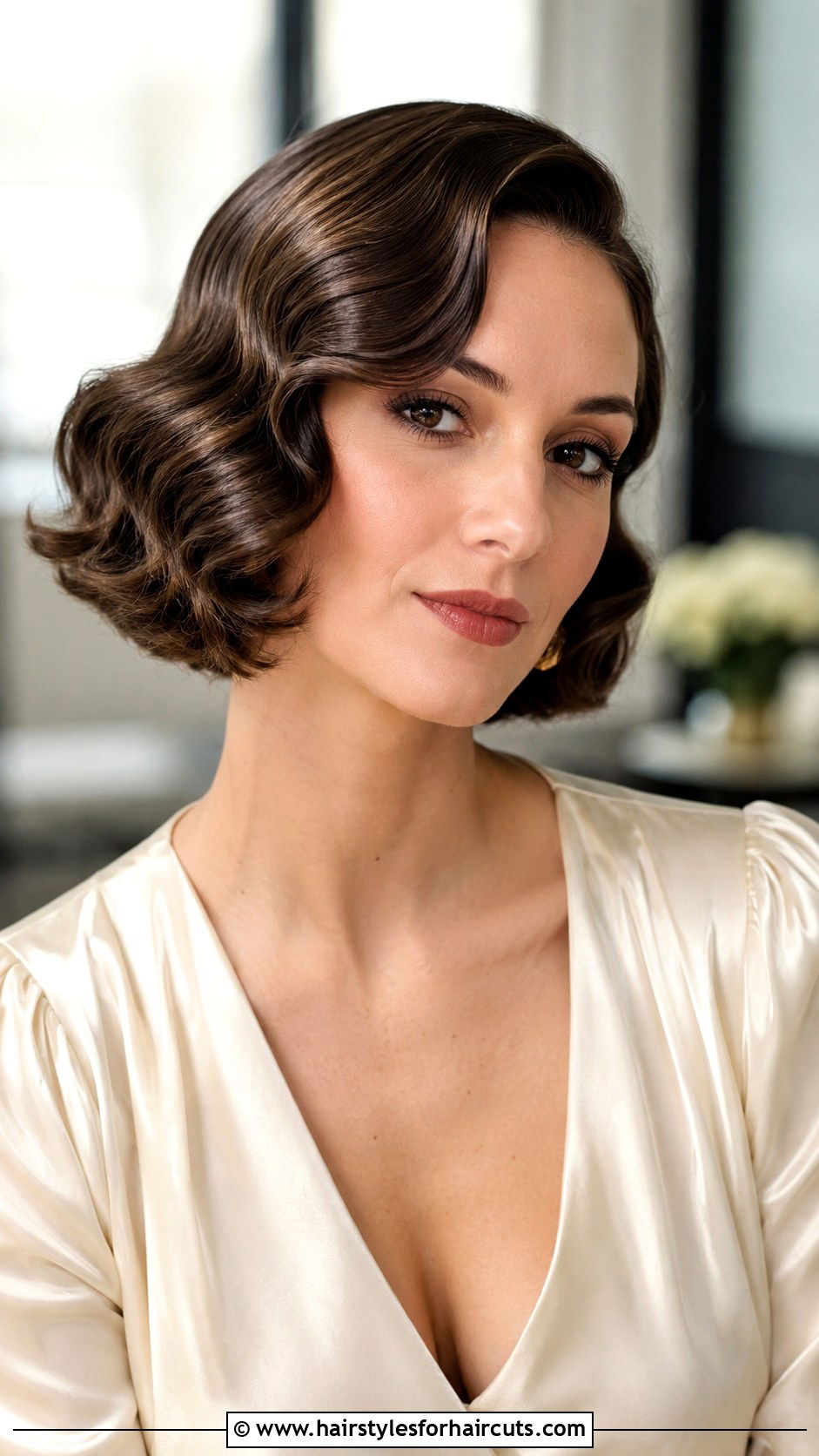 Vintage Hollywood Waves For Short Hair - 25 curling iron hairstyles for short hair - 25 curling iron hairstyles for short hair