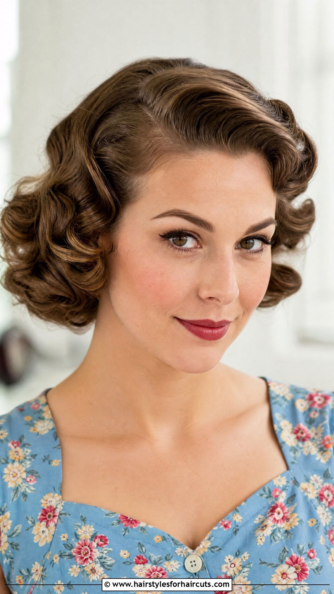 Vintage Pin Curls Holiday Look - 25 holiday hairstyles for medium length hair - 25 holiday hairstyles for medium length hair