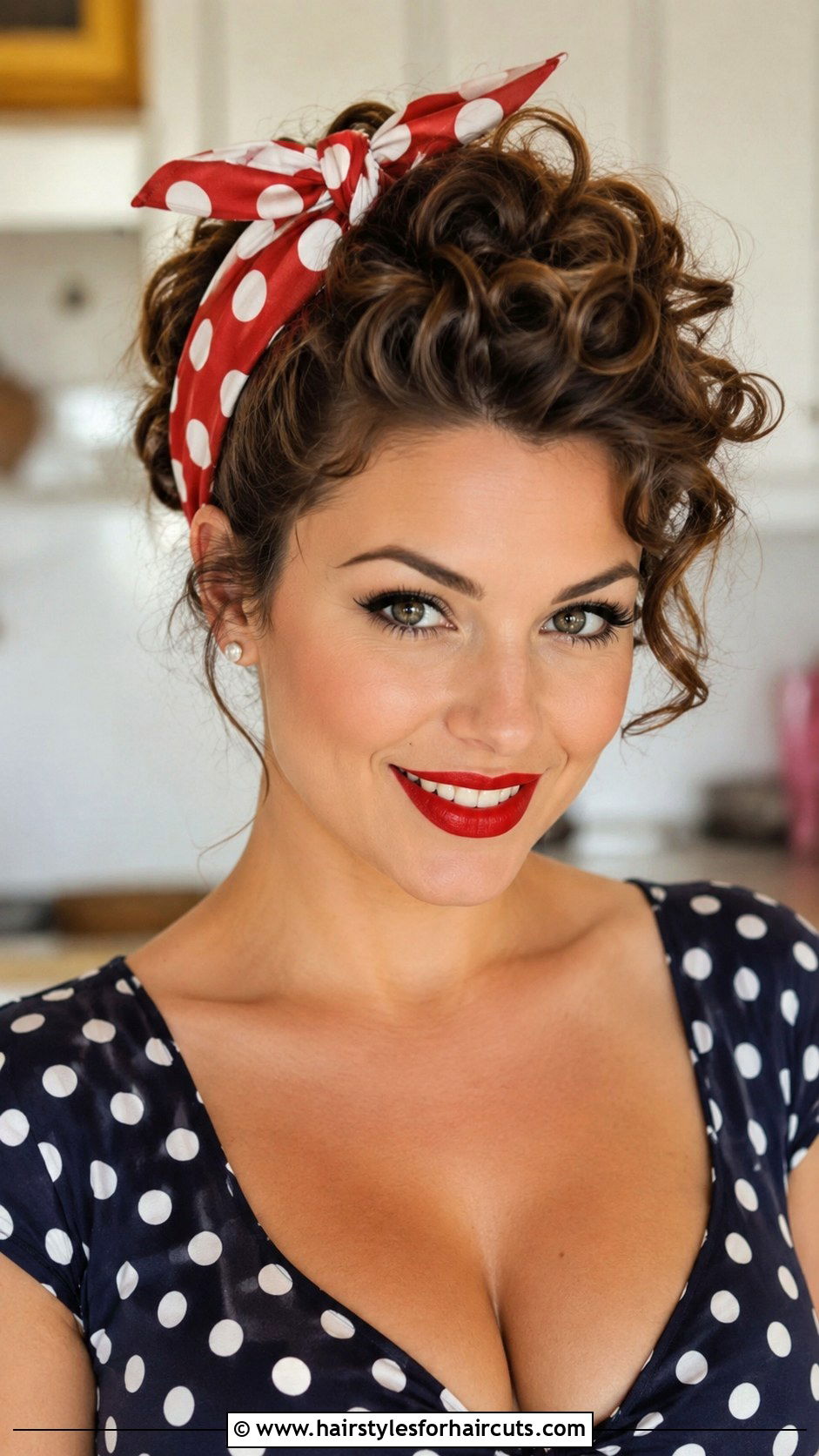 Vintage Pin Up Hair Headband Hairstyle - 25 hair headband hairstyles - 25 hair headband hairstyles