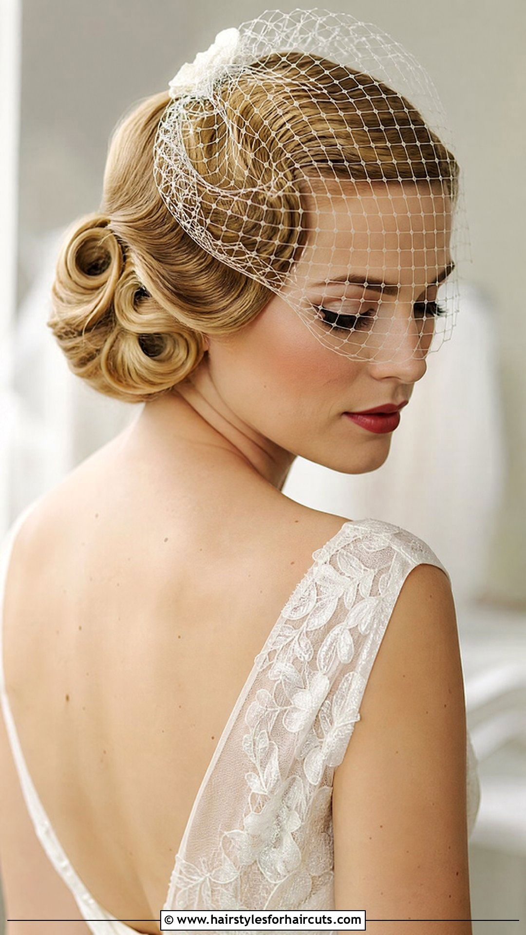 Vintage Waves Wedding Hair - 25 wedding hairstyles medium length hair - 25 wedding hairstyles medium length hair