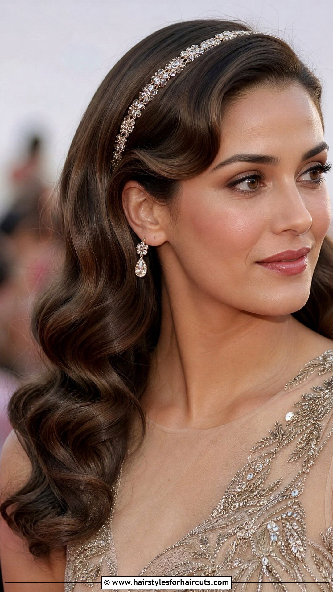 Vintage Waves With Headband - 25 hairstyles with headbands - 25 hairstyles with headbands
