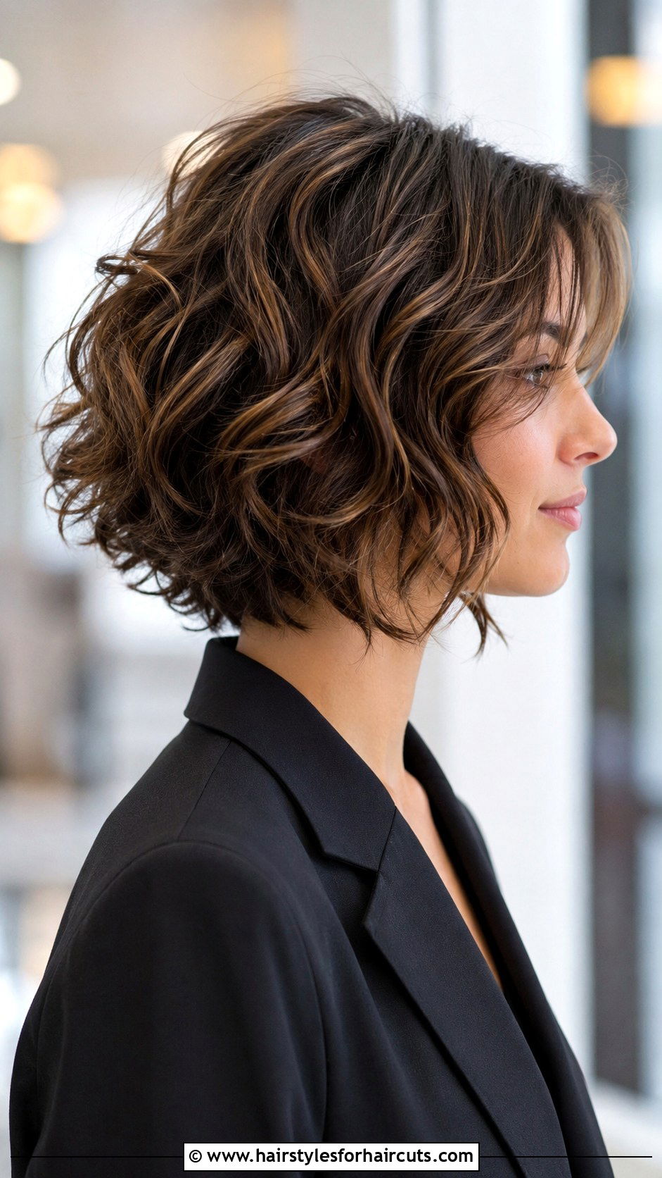 Vintage Wavy Curly Bob - 25 hairstyles for wavy curly hair - 25 hairstyles for wavy curly hair