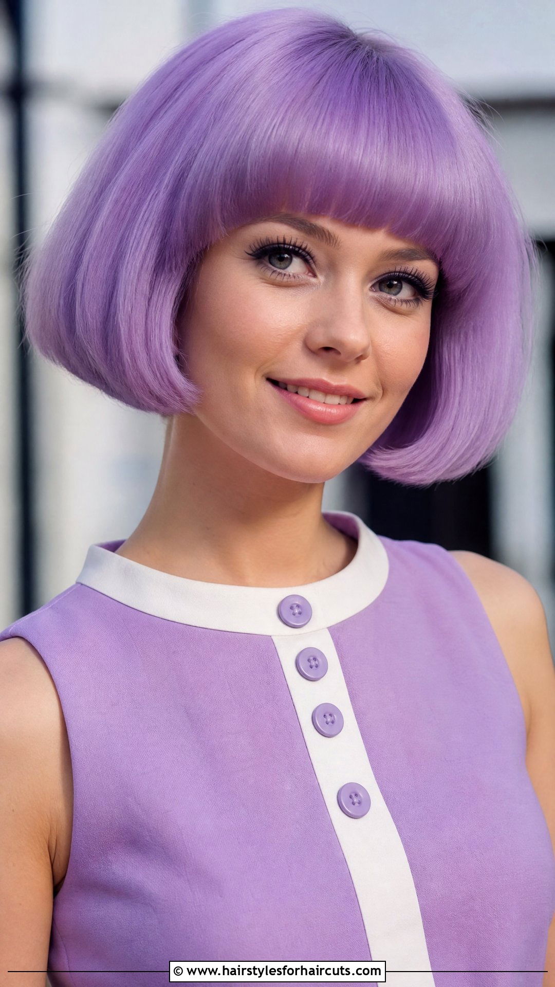 Violet Mushroom Cut - 25 violet hairstyles - 25 violet hairstyles