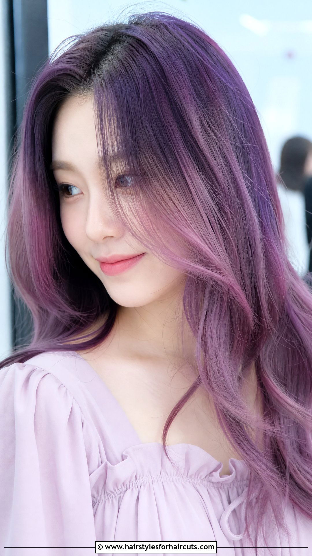 Violet Watercolor Hair - 25 violet hairstyles - 25 violet hairstyles