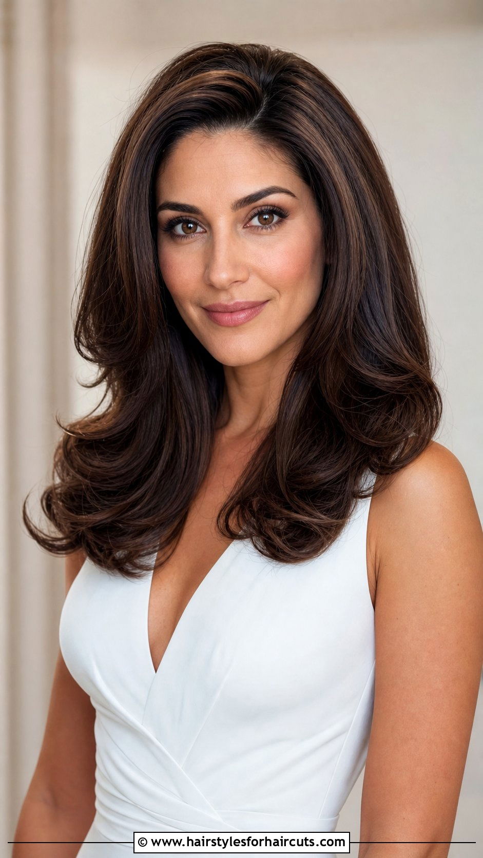 Voluminous Blowout - 25 wedding hairstyles for shoulder length straight hair - 25 wedding hairstyles for shoulder length straight hair