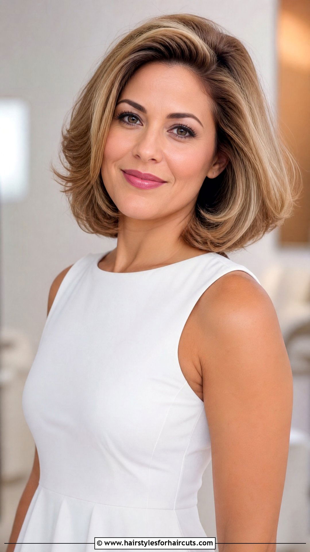 Voluminous Blowout Bob - 25 wedding hairstyles for short thin hair - 25 wedding hairstyles for short thin hair