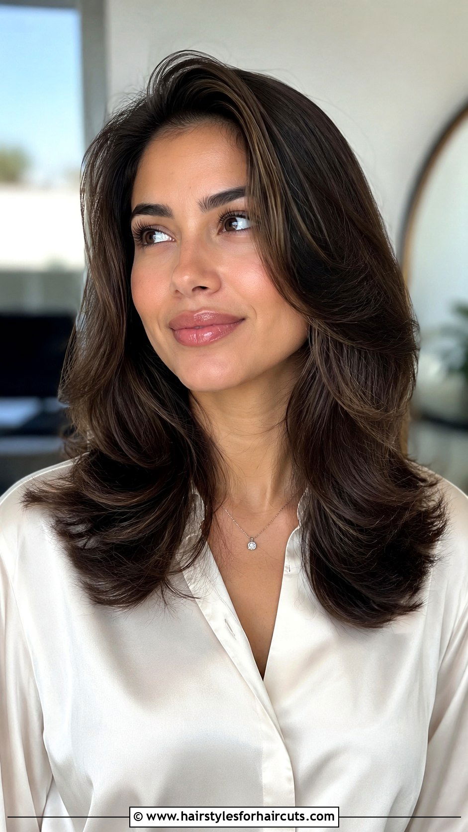 Voluminous Blowout For Medium Layers - 25 cute hairstyles for medium layered hair - 25 cute hairstyles for medium layered hair