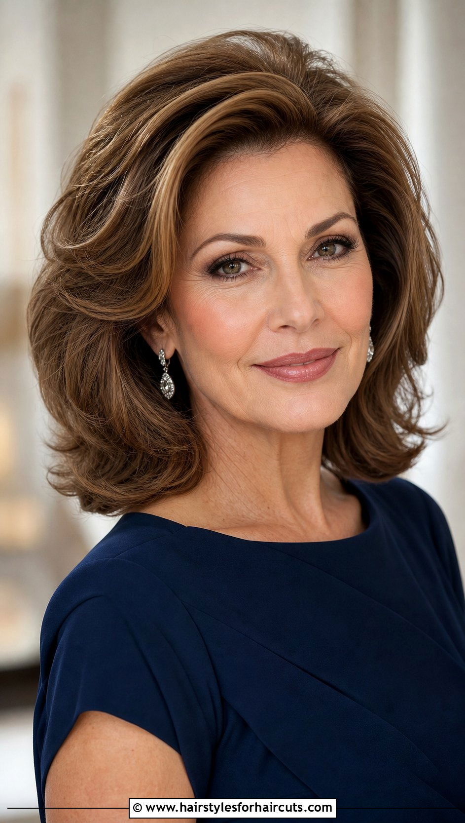 Voluminous Blowout Haircut For Women Over 50 - 25 women over 50 haircuts - 25 women over 50 haircuts