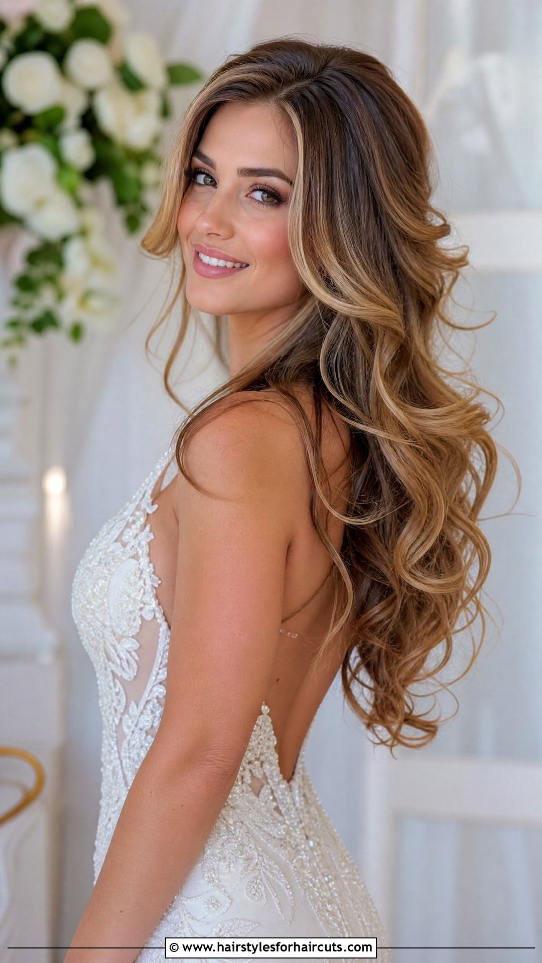 Voluminous Blowout Wedding Hairstyle - 25 wedding hairstyles medium hair - 25 wedding hairstyles medium hair