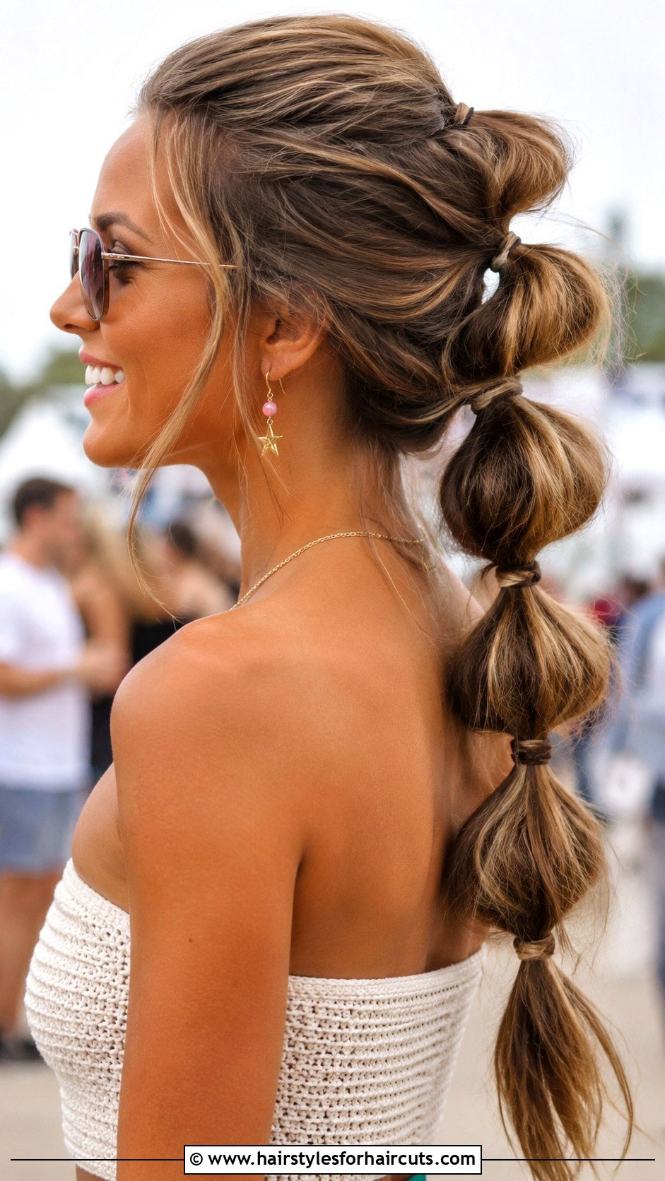 Voluminous Bubble Braid - 25 big hairstyles - 25 big hairstyles