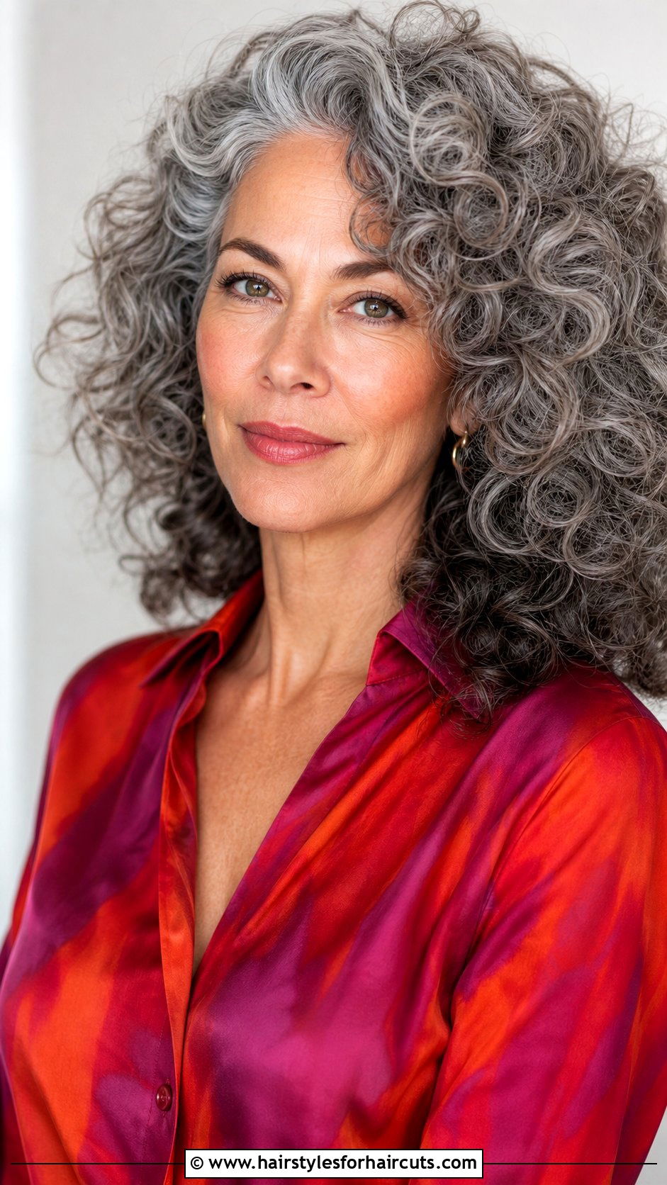 Voluminous Curls Grey Hair - 25 hairstyles for grey hair over 70 - 25 hairstyles for grey hair over 70