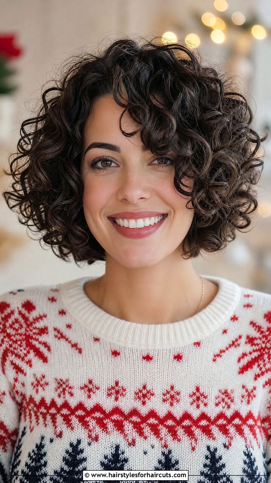 Voluminous Curly Bob - 25 hairstyles for women over 80 - 25 hairstyles for women over 80