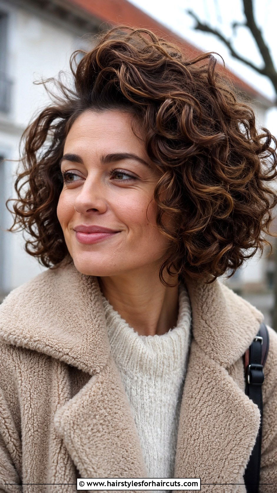 Voluminous Curly Bob - 25 curling iron hairstyles for short hair - 25 curling iron hairstyles for short hair